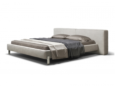 Pat tapitat Vogue, tablie inalta capitonata, somiera metalica, picioare inox 14cm, laterale dehusabile, stil contemporan, personalizabil [8]