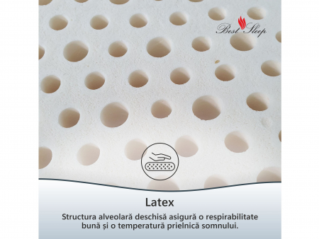 Saltea Latex Lux, H21cm, spume HR, cocos, latex natural, fermitate ridicata [6]