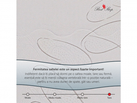 Saltea Latex Lux, H21cm, spume HR, cocos, latex natural, fermitate ridicata [3]