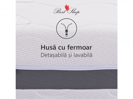 Saltea Latex Lux, H21cm, spume HR, cocos, latex natural, fermitate ridicata [5]