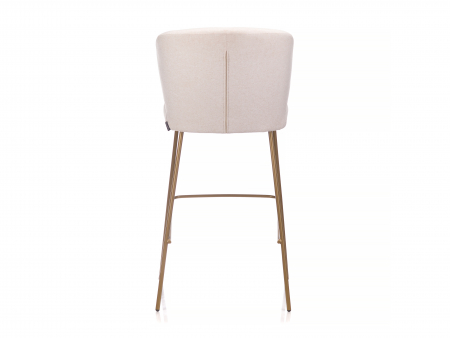 Scaun bar H65cm Stella, tapitat, personalizabil, picioare metalice, stil contemporan, tapiterie stofa sau piele [7]