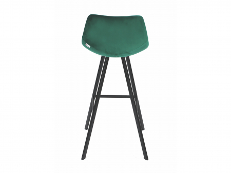 Scaun bar H75cm Carrie, tapitat, personalizabil, picioare metalice, stil contemporan, tapiterie stofa sau piele [3]