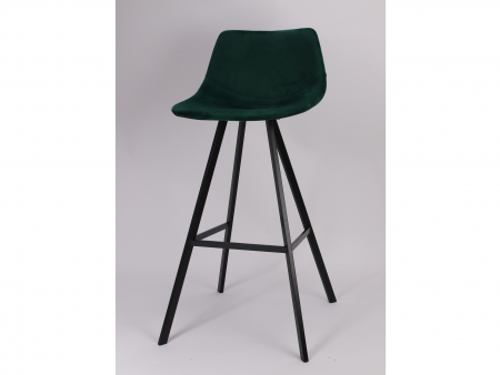 Scaun bar H75cm Carrie, tapitat, personalizabil, picioare metalice, stil contemporan, tapiterie stofa sau piele [9]