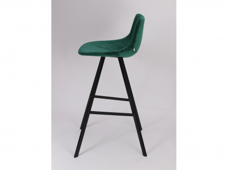 Scaun bar H75cm Carrie, tapitat, personalizabil, picioare metalice, stil contemporan, tapiterie stofa sau piele [8]