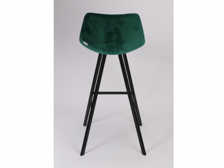 Scaun bar H75cm Carrie, tapitat, personalizabil, picioare metalice, stil contemporan, tapiterie stofa sau piele [10]