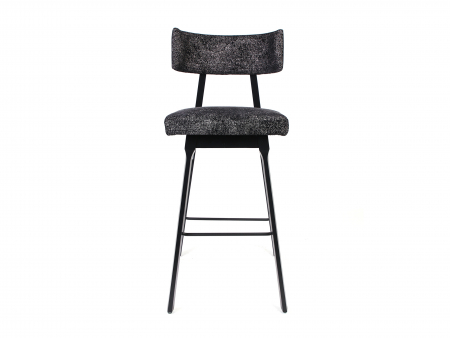 Scaun bar H75cm Chloe, tapitat, personalizabil, lemn masiv stejar, stil contemporan, tapiterie stofa sau piele [11]