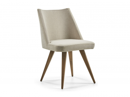 Mobila Dining - Scaun Brooklyn 39, tapitat, personalizabil, picioare lemn masiv, stil contemporan, tapiterie stofa