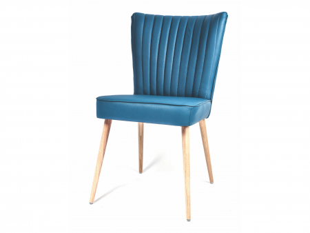 Scaun elegant Christopher, tapitat, personalizabil, lemn masiv stejar, stil contemporan, tapiterie stofa sau piele [12]