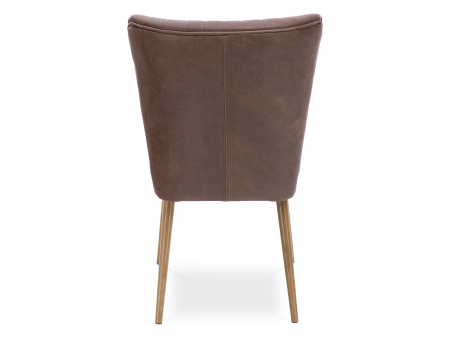 Scaun elegant Christopher, tapitat, personalizabil, lemn masiv stejar, stil contemporan, tapiterie stofa sau piele [7]