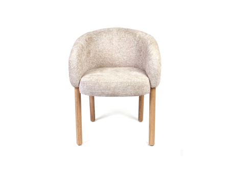 Scaun Lily, tapitat, personalizabil, lemn masiv stejar, stil contemporan, tapiterie stofa sau piele [1]