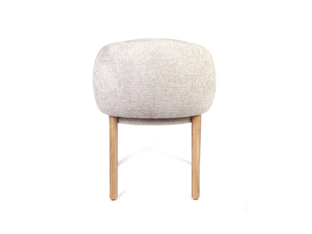 Scaun Lily, tapitat, personalizabil, lemn masiv stejar, stil contemporan, tapiterie stofa sau piele [3]