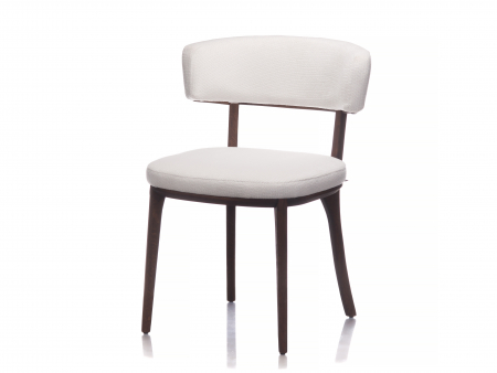 Scaune Dining - Scaun Molly, tapitat, personalizabil, lemn masiv stejar, stil contemporan, tapiterie stofa sau piele