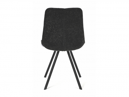 Scaun Patrick, tapitat, personalizabil, picioare metalice, scoica lemn masiv, stil contemporan, tapiterie stofa sau piele [3]