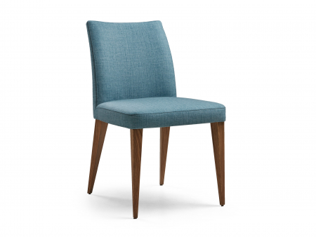 Scaune Dining - Scaun Rico, tapitat, personalizabil, picioare lemn masiv, stil modern, tapiterie stofa