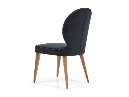 Scaun Rimini, tapitat, personalizabil, picioare lemn masiv, stil clasic, tapiterie stofa [1]