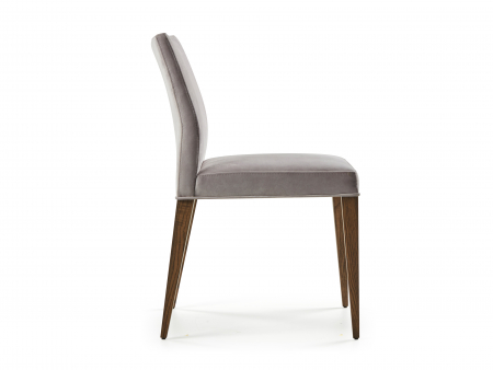 Scaun Turin, tapitat, personalizabil, picioare lemn masiv, stil modern, tapiterie stofa [2]