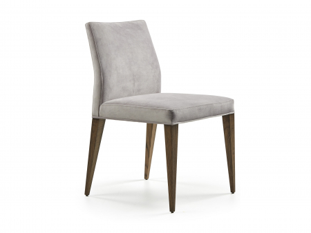 Scaune Dining - Scaun Turin, tapitat, personalizabil, picioare lemn masiv, stil modern, tapiterie stofa
