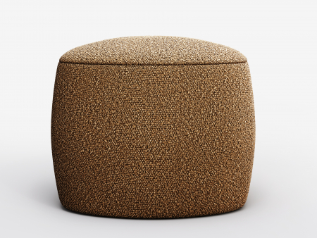 Taburet Tapitat Balu Personalizabil D48xH45cm Stil Contemporan Tapiterie Stofa sau Piele [2]