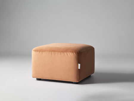 Taburet tapitat Puff One 55x55cm, tapitat, personalizabil, stil minimalist [3]
