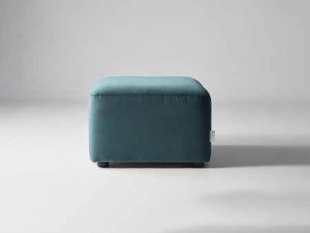 Taburet tapitat Puff One 55x55cm, tapitat, personalizabil, stil minimalist [7]