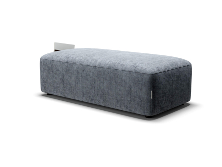 Taburet tapitat Puff Twice 110x55cm, tapitat, personalizabil, stil minimalist [2]