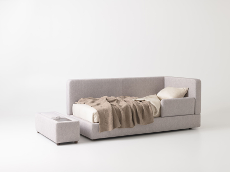Taburet tapitat Soft 114x40cm, cu spatiu de depozitare, tapitat, personalizabil, stil minimalist [6]
