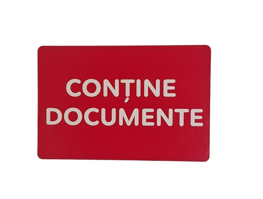 1000 buc Rola cu eticheta " CONTINE DOCUMENTE" 60 x 40 autoadezive [2]