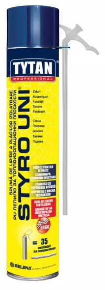 Adeziv spuma de montaj STYRO UNI Tytan Professional 750ml [1]