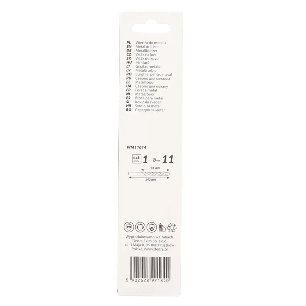 Burghie pentru metal 1buc, HSS, DIN338, 13,0x151mm [2]