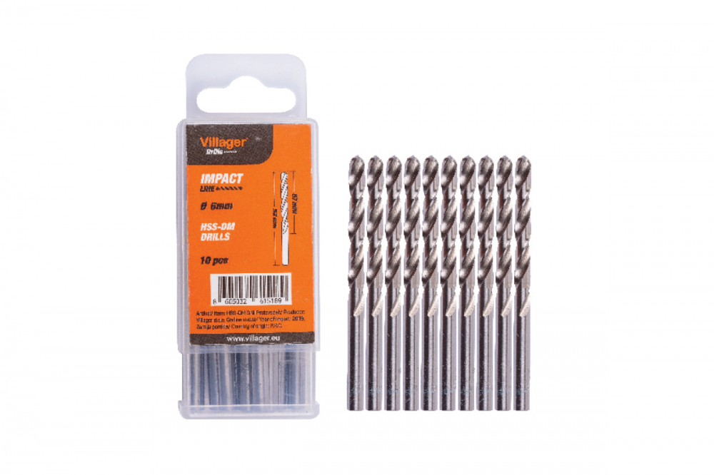 BURGHIU METAL VILLAGER IMPACT LINE -HSS DM 2 MM/ SET  10 BUC [1]