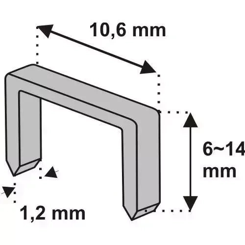 Capse 8mm (1,2 x 10,6 mm) 1000buc. [2]