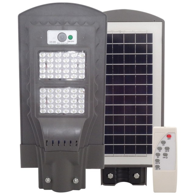 Corp Stradal cu Panou Solar Integrat si telecomanda - 60W/6400k [1]
