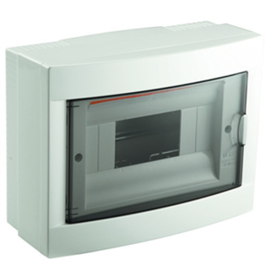 CUTIE SIGURANTE 8P IP40 USA TRANSPARENTA - montaj aplicat VIKO [1]