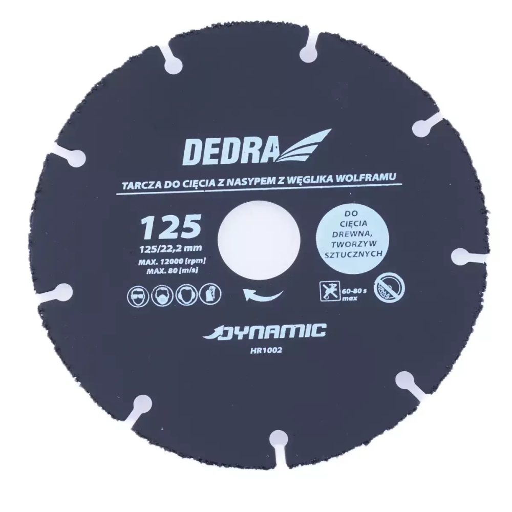 Disc pentru tăierea lemnului, materialelor sintetice, 125x22,5mm [4]