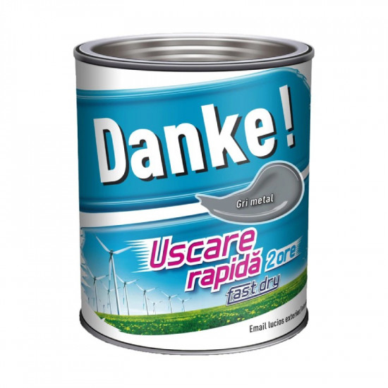 Email uscare rapida, exterior, culoare gri metal, 0.75 L  Danke [1]