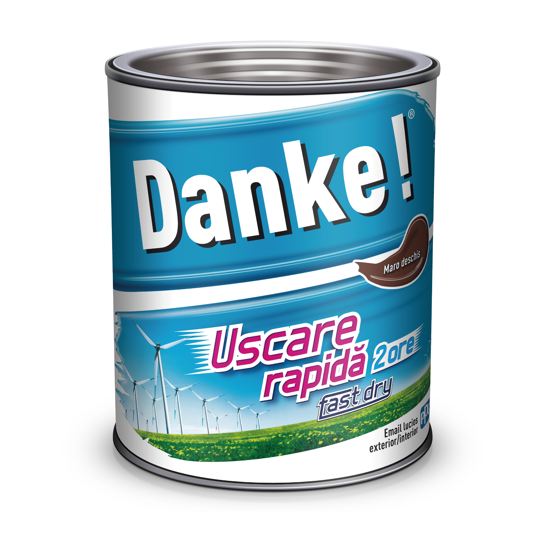 Email uscare rapida, exterior, culoare maro deschis, 2.5L Danke [1]