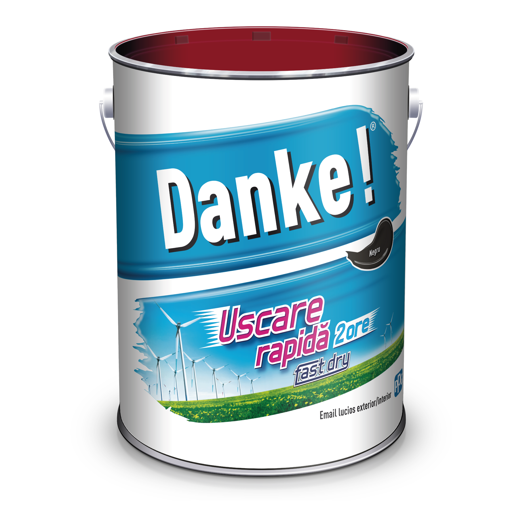 Email uscare rapida, exterior, culoare negru, 2.5L  Danke [1]
