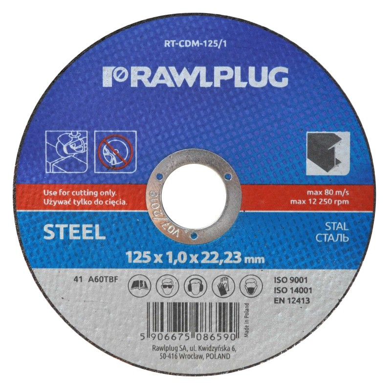 RT-CDM Disc abraziv performant pentru tăiere în oțel 230MM [1]