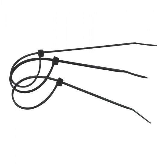 Set de 100 legaturi de cablu din nylon, 100X2.5mm Negru Harden [1]