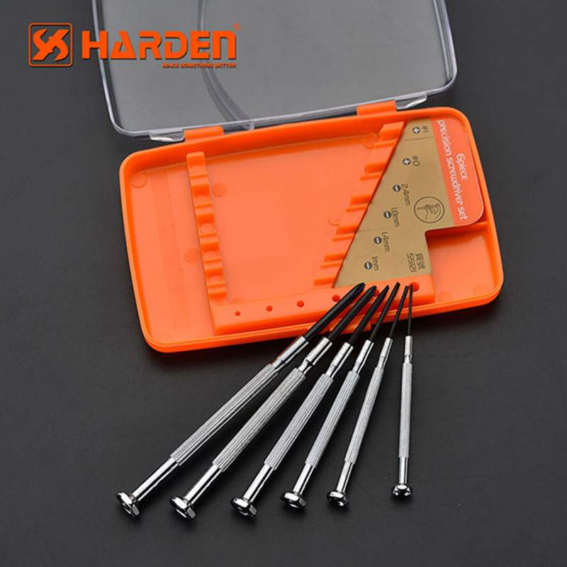 Set de 6 surubelnite de precizie, Otel Cr-V, Profesional, Harden [1]