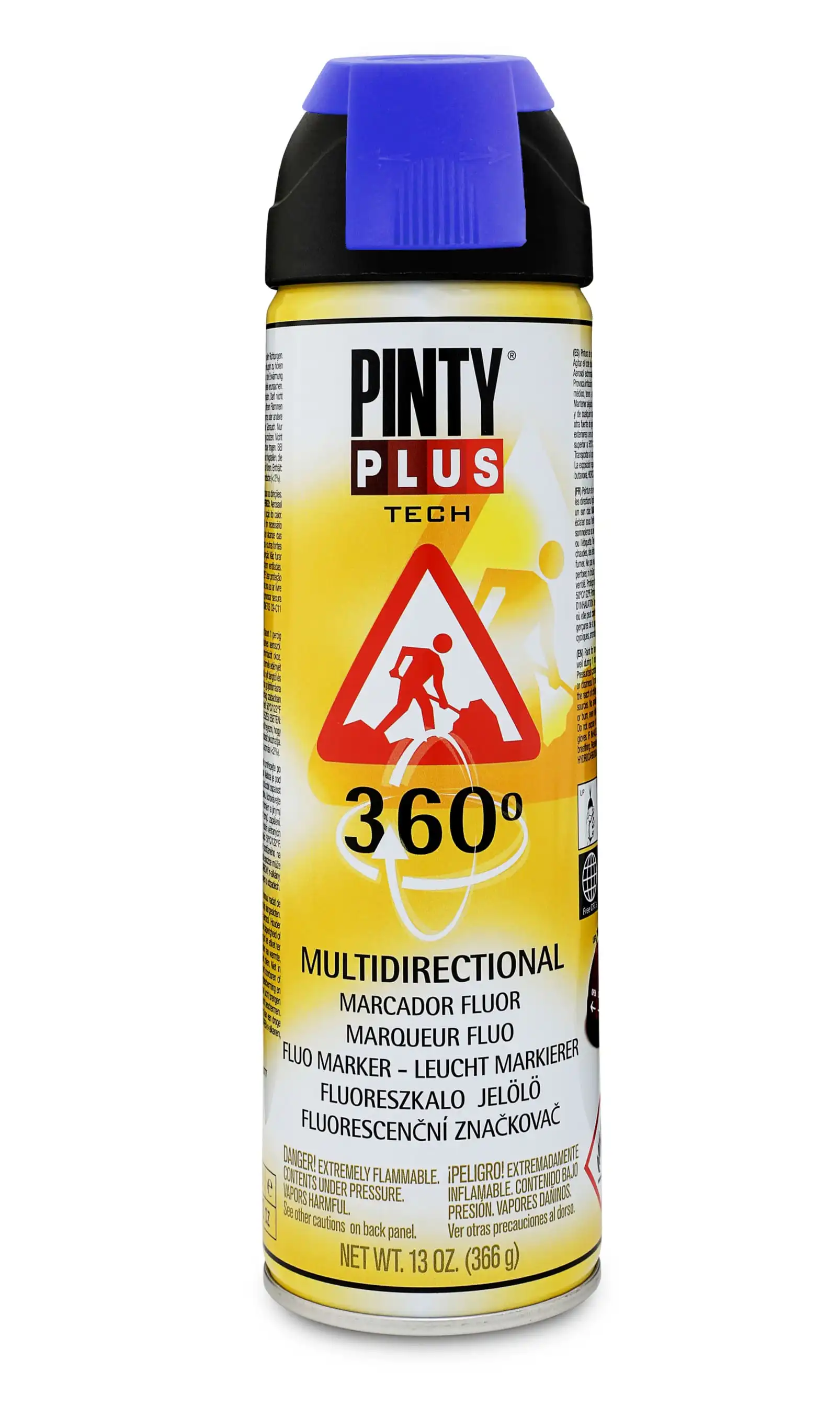 Spray vopsea marcaj fluorescent Albastru Pinty plus [1]