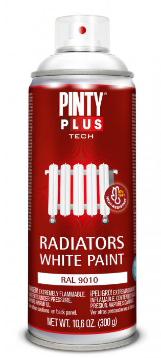 Vopsea albă pentru radiatoare in spray Pinty plus [1]