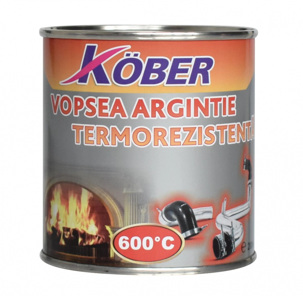 VOPSEA SILICONICA TERMOREZISTENTA KOBER, ALUMINIU, 0.2L [1]