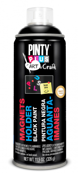 Vopsea spray magnetica negru mat Pinty plus [1]