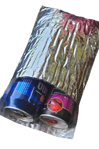 10 buc pungi termice cu bule pentru sandwich si doze bauturi 170 x 220 + 50 mm [2]