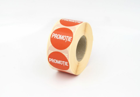AMBALAJE SI CONSUMABILE - 1000 buc Rola cu eticheta "PROMOTIE" diametru 40 mm, autoadezive