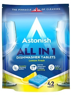 AMBALAJE SI CONSUMABILE - 42 Tablete pentru mașină de spălat vase - All in 1 - Astonish