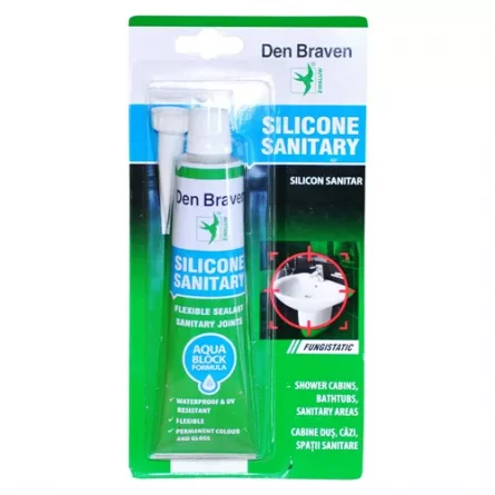 SILICON SI ADEZIV - SILICON SANITAR TRANSPARENT 80 ML BOSTIK