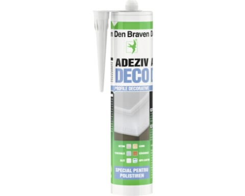 SILICON SI ADEZIV - Adeziv Den Braven pentru plăci și profile decorative 280 ml