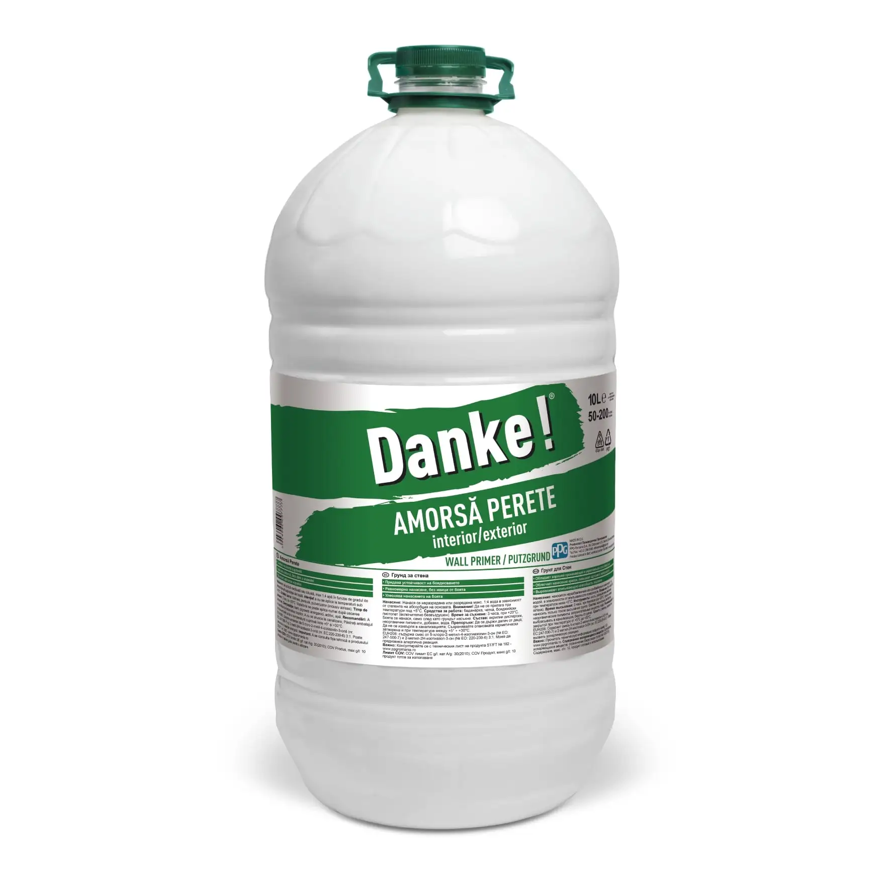 VOPSEA LAVABILA/AMORSA - Amorsa pentru interior si exterior, alb, 4 L  Danke